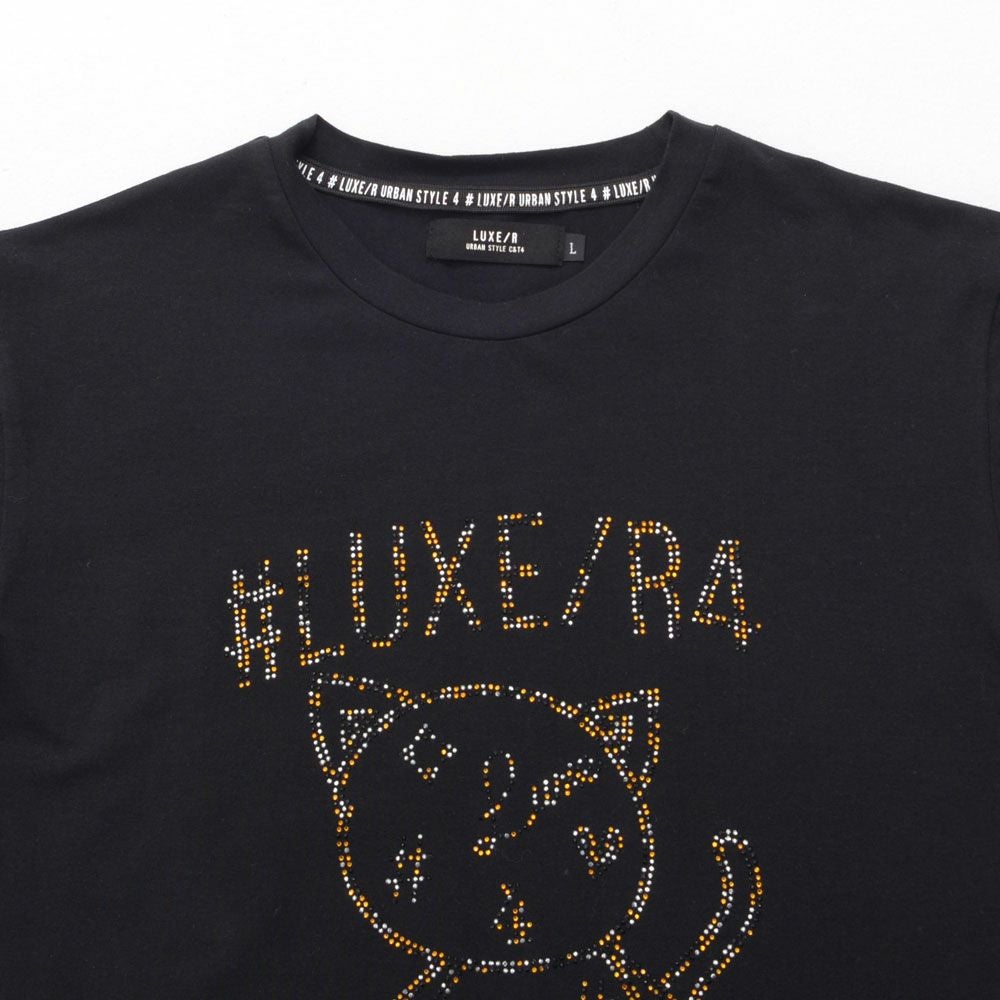 半袖Tシャツ メンズ LUXE／R(ラグジュ)クルーネック ランダムライン