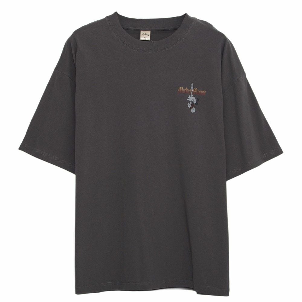 半袖Tシャツ メンズ DISNEY(ディズニー)ピグメント風ROCK 半袖TEE/全4色