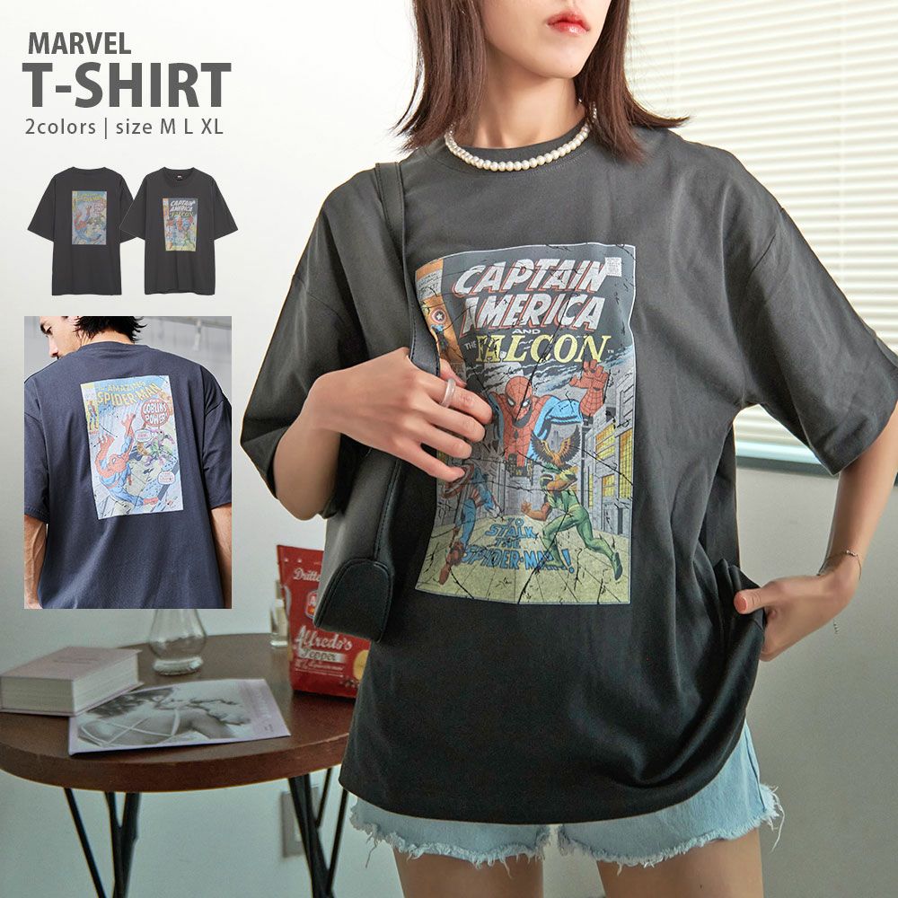 【専用ページ】マーベルが好きな人さん専用 半袖Tシャツ メンズ Bitter select(ビターセレクト)MARVEL ピグメント
