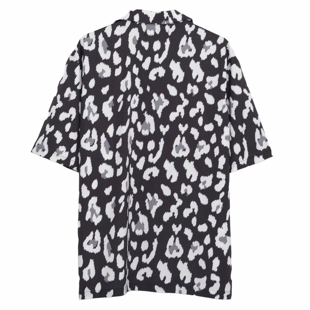 シャツ メンズ CavariA(キャバリア)レオパード半袖シャツ/全2色