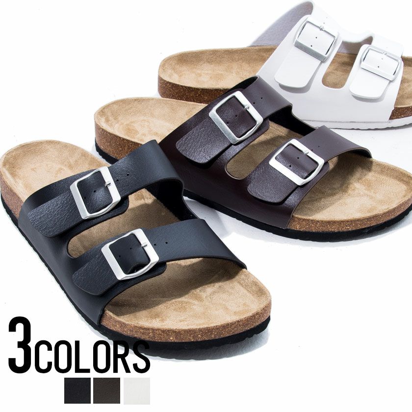  Bitter select(ビターセレクト)ダブルベルト コンフォートサンダル/全3色