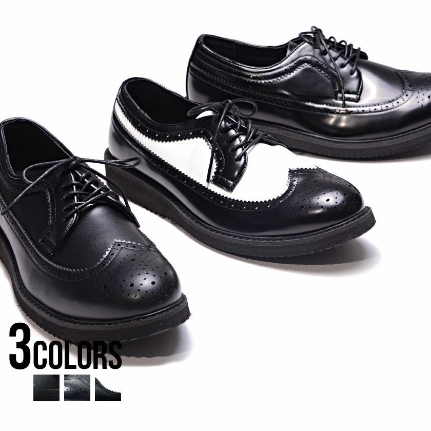 Bitter select(ビターセレクト)ウイングチップポストマンシューズ/全3色