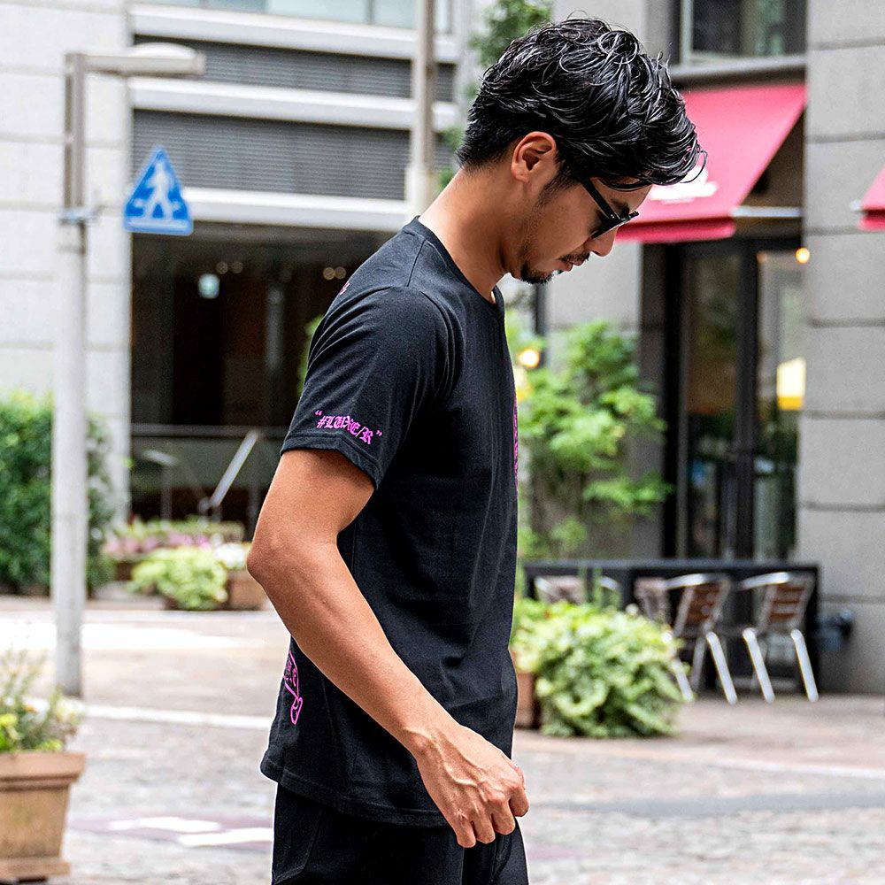 半袖Tシャツ メンズ LUXE／R(ラグジュ)クルーネック サークルロゴ半袖T