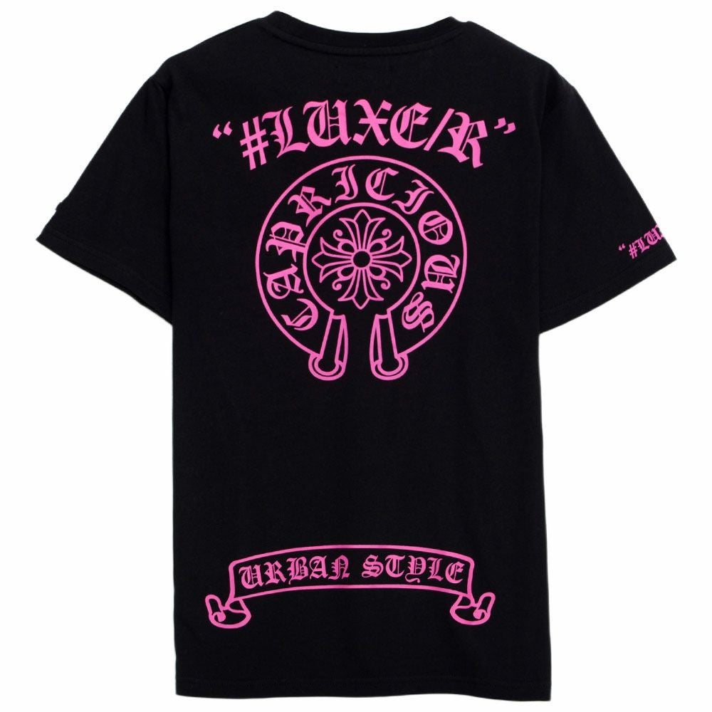 半袖Tシャツ メンズ LUXE／R(ラグジュ)クルーネック サークルロゴ半袖T
