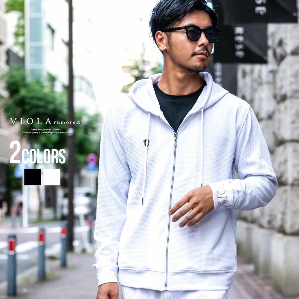 VIOLA(ヴィオラ)フルジップ長袖パーカー/全2色