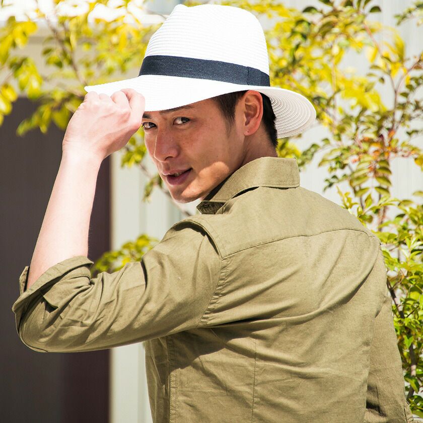 ハット メンズ VICCI(ビッチ)ロングブリムハット/全3色