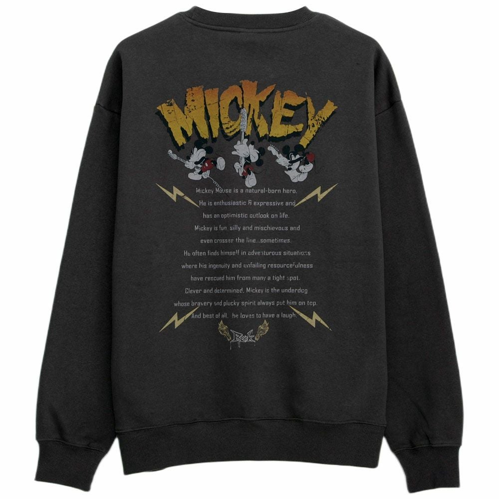 ミッキーマウス ストーン装飾 グレー トレーナー新品未使用品〜 Disney - 90年代 USA製 Disney ディズニー ミッキーマウス スウェット