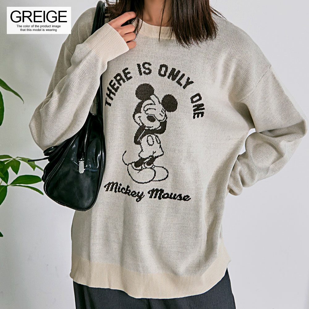 DISNEY(ディズニー)MICKEY ジャガードニット/全4色