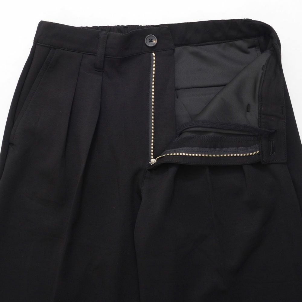 ワイドパンツ メンズ CavariA(キャバリア)ポンチ2タックワイドパンツ/全3色