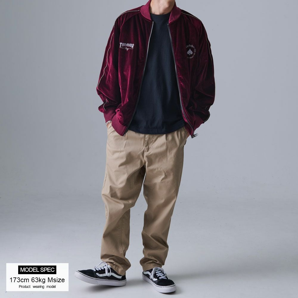 THRASHER(スラッシャー)ベロアスカジャン/全2色
