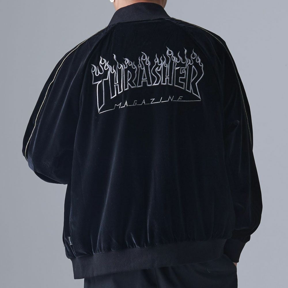 THRASHER(スラッシャー)ベロアスカジャン/全2色