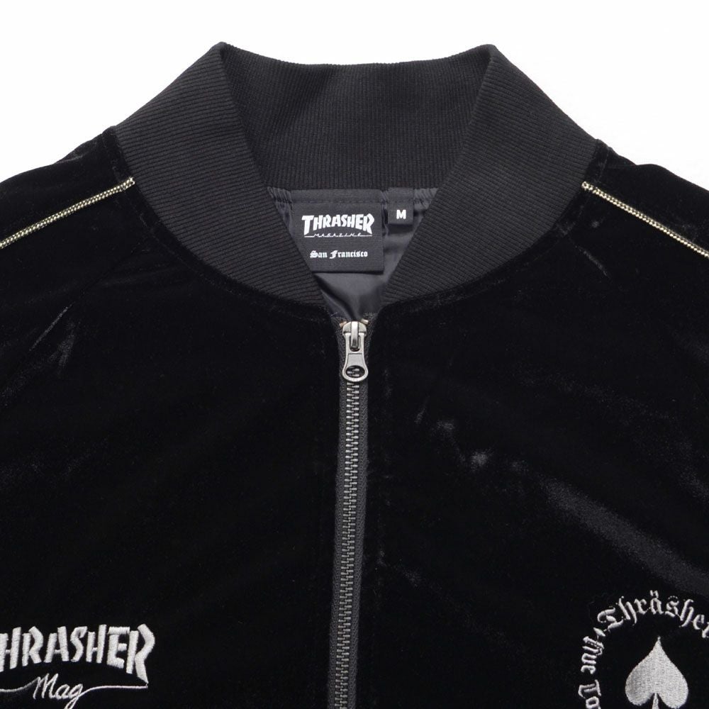 THRASHER(スラッシャー)ベロアスカジャン/全2色