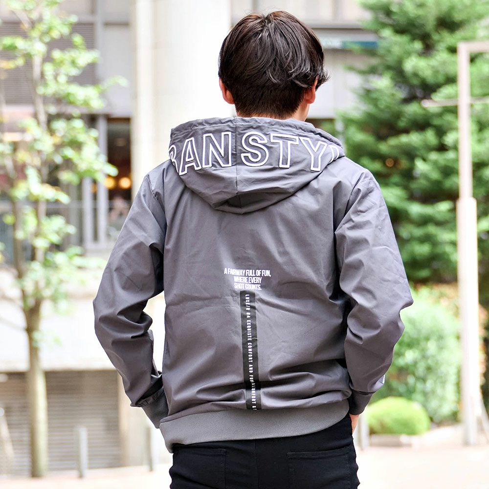 LUXE/R(ラグジュ)撥水加工ストレッチナイロン布帛ZIPパーカー/全4色 LUXE/R(ラグジュ)撥水加工ストレッチナイロン布帛ZIPパーカー/全4色