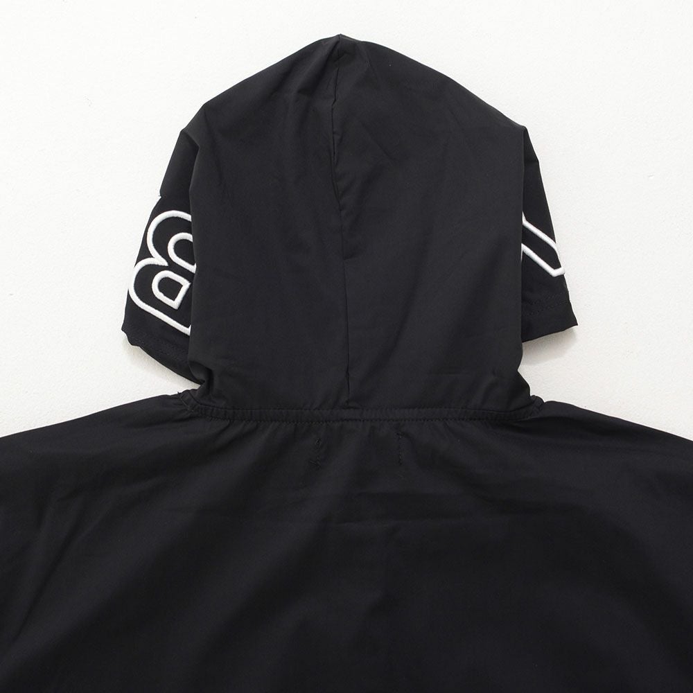 LUXE／R(ラグジュ)撥水加工ストレッチナイロン布帛ZIPパーカー/全4色