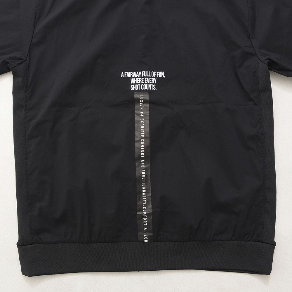 LUXE／R(ラグジュ)撥水加工ストレッチナイロン布帛ZIPパーカー/全4色