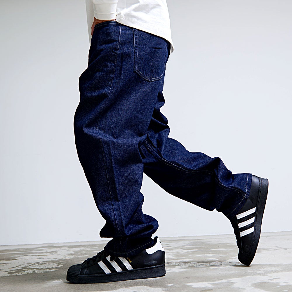 Hanes(ヘインズ)ワイドフィットデニムパンツ/全3色