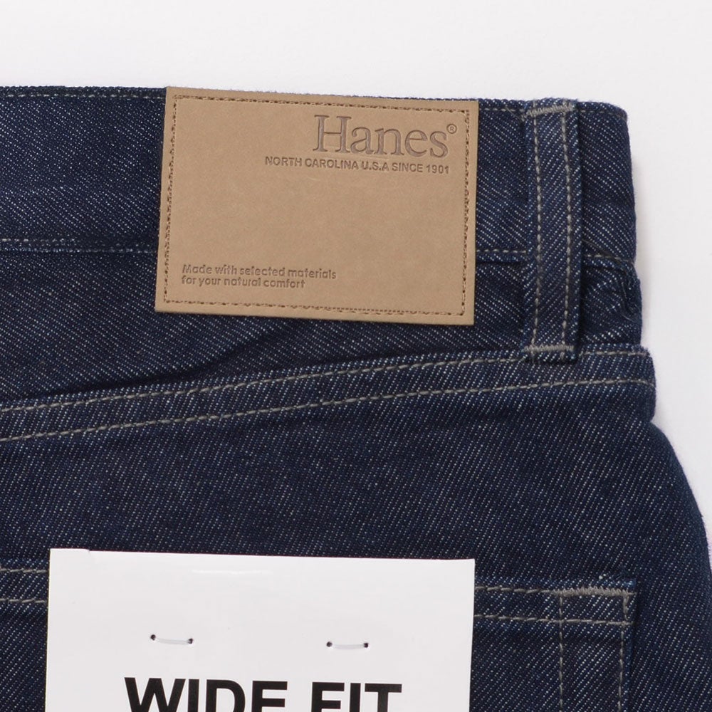 Hanes(ヘインズ)ワイドフィットデニムパンツ/全3色