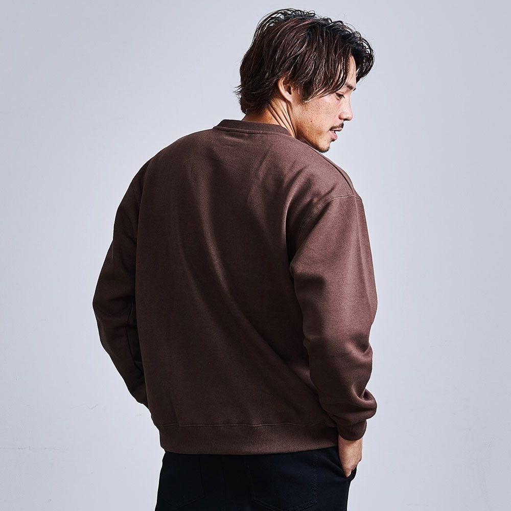 Dickies(ディッキーズ)裏起毛ワッペンクルーネックトレーナー/全4色