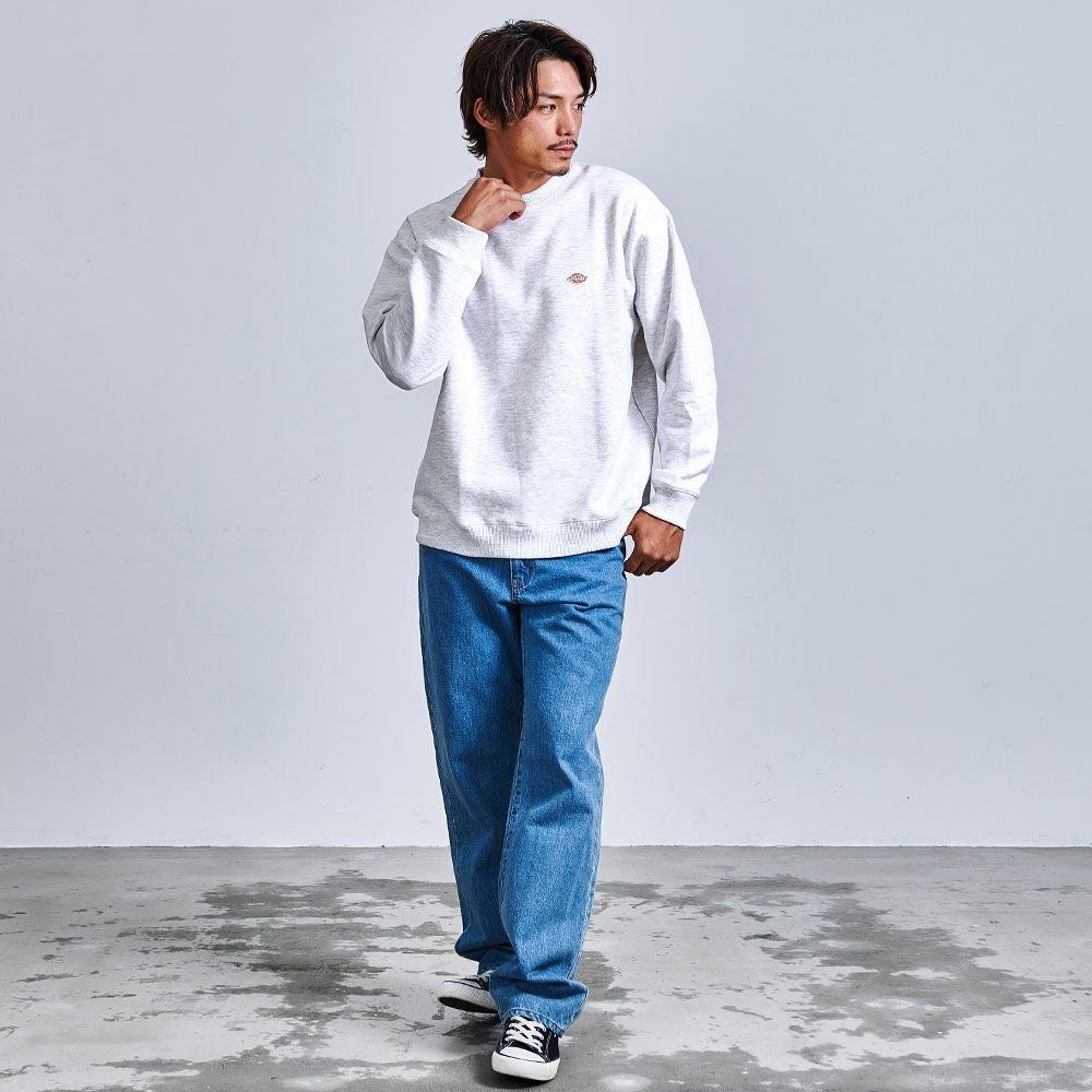 Dickies(ディッキーズ)裏起毛ワッペンクルーネックトレーナー/全4色