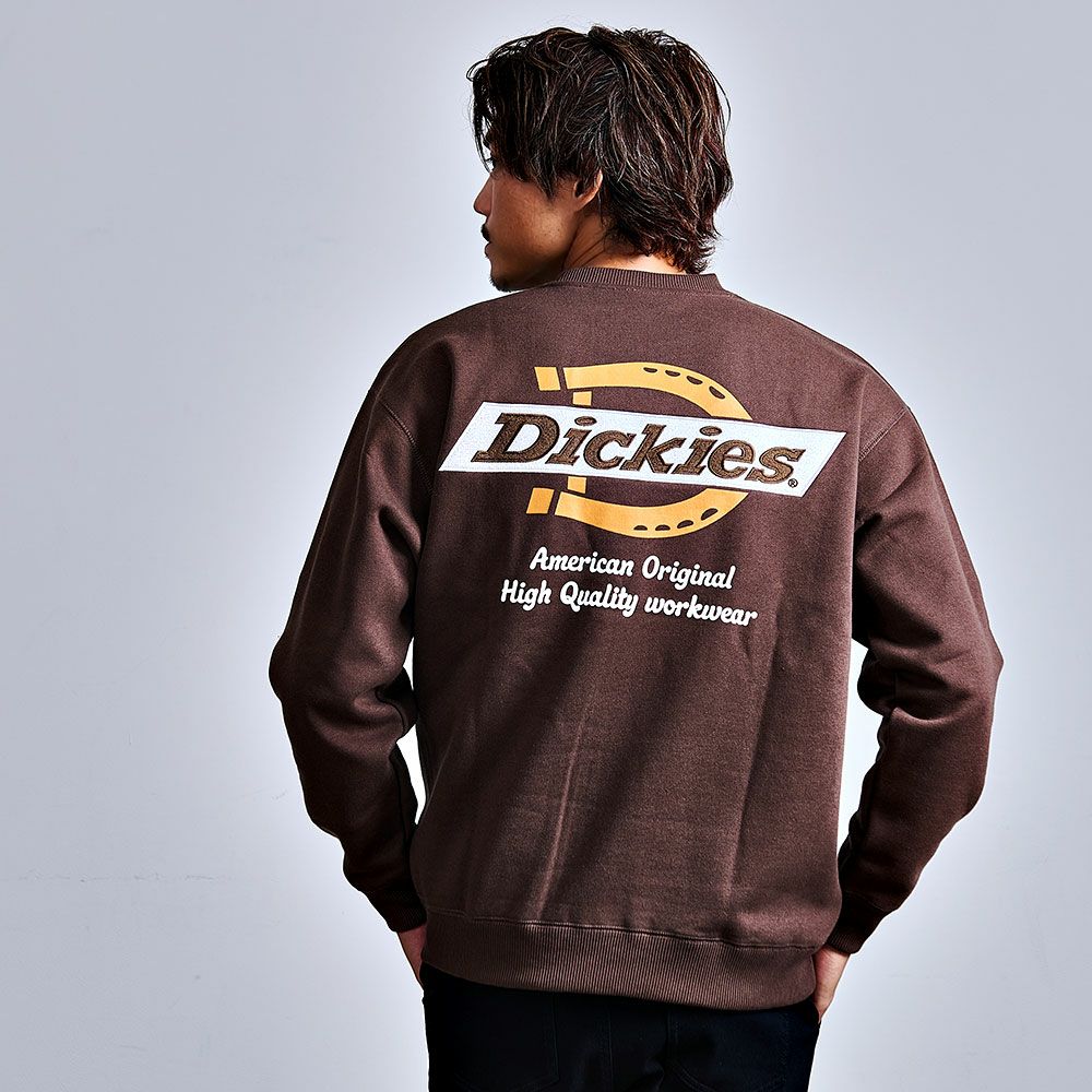 Dickies(ディッキーズ)裏起毛刺繍プリントクルーネックPO/全4色