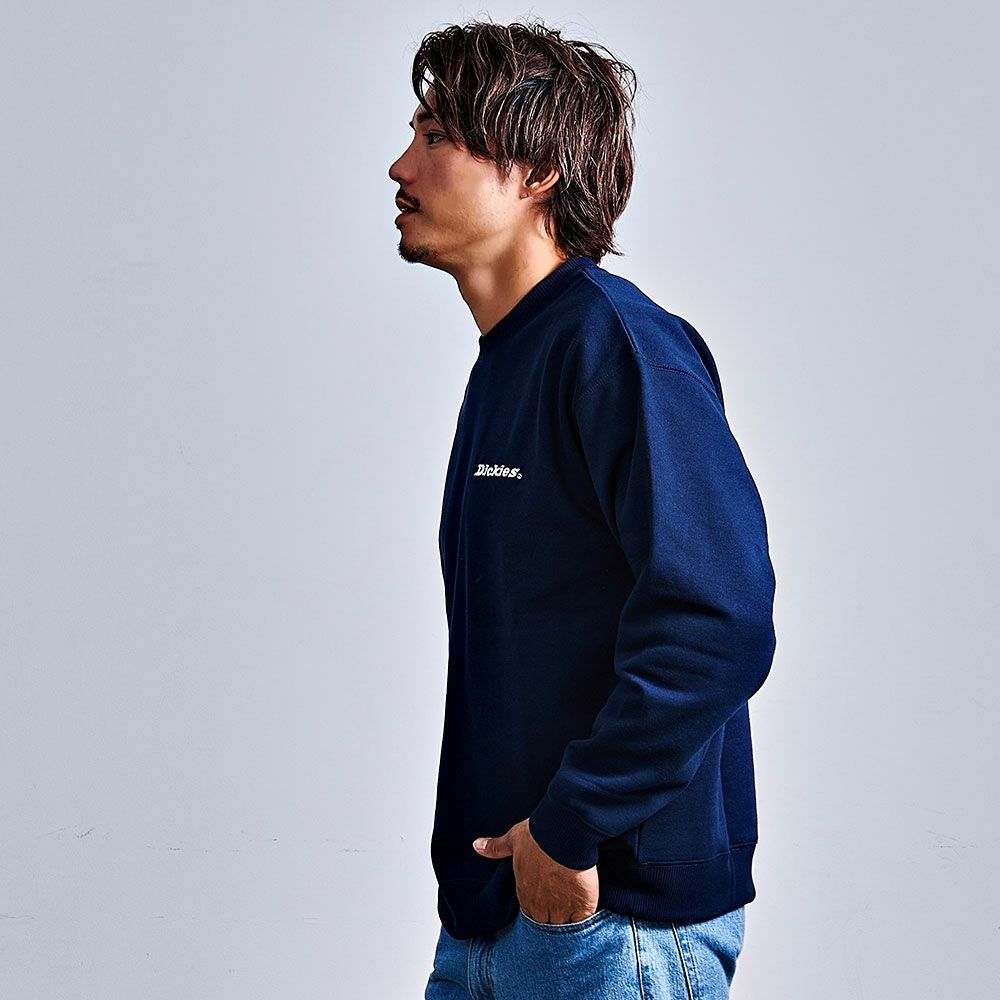 Dickies(ディッキーズ)裏起毛刺繍プリントクルーネックPO/全4色