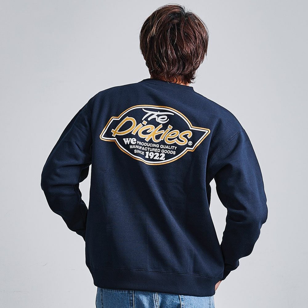 Dickies(ディッキーズ)裏起毛刺繍プリントクルーネックトレーナー/全4色