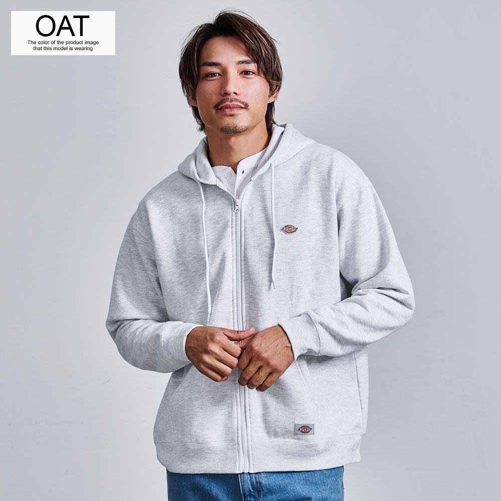 【激レア】90s Dickies ディッキーズ 裏サーマル ジップパーカー 白 DICKIES/ディッキーズ】裏起毛 フルジップパーカー