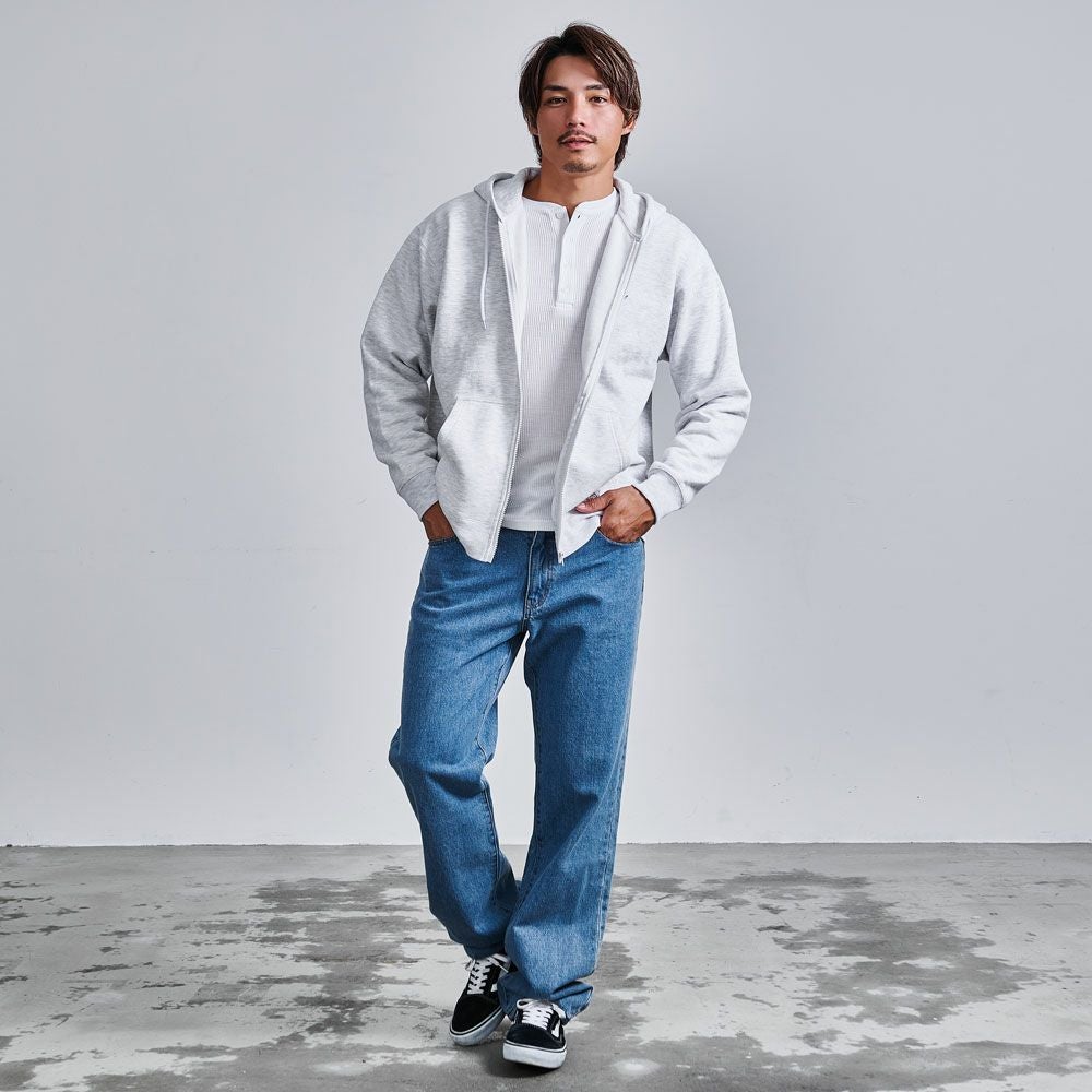 Dickies(ディッキーズ)裏起毛ワッペンクZIPパーカー/全4色