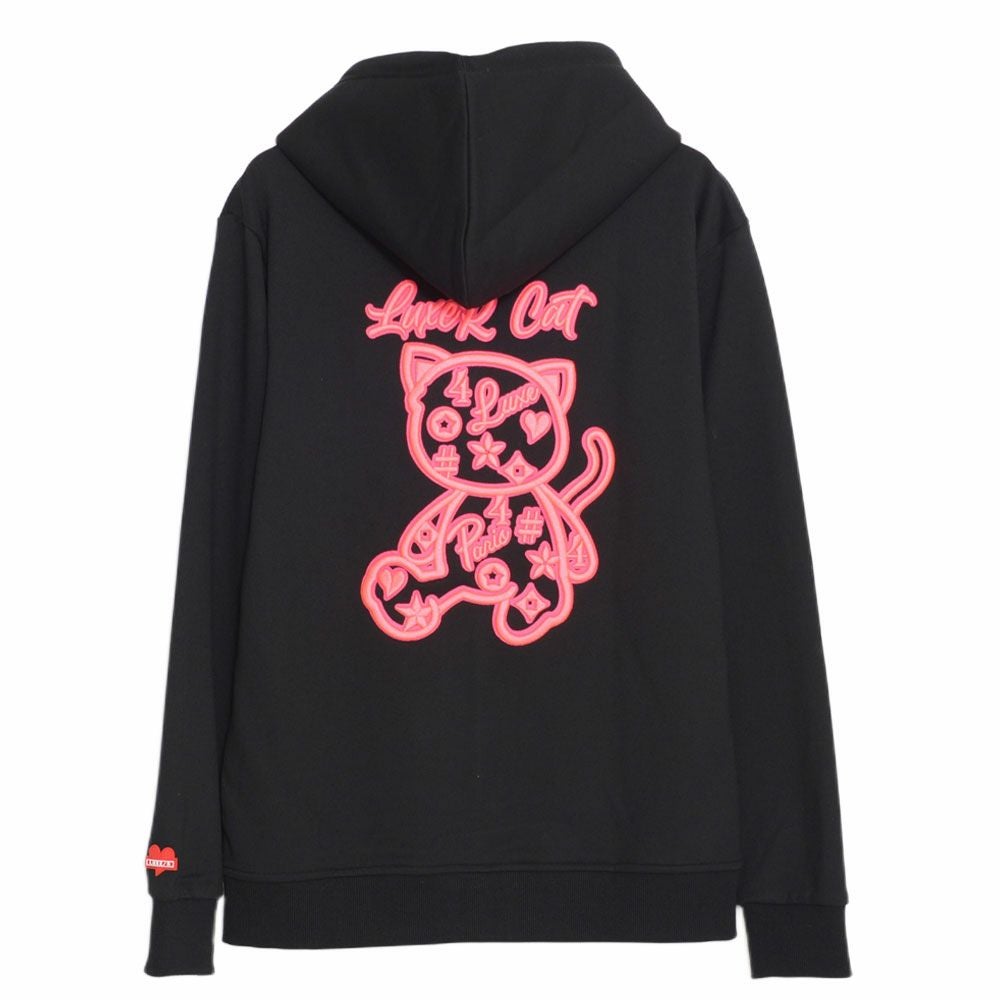 LUXE／R(ラグジュ)ハイメッシュプリントジップパーカー/全2色