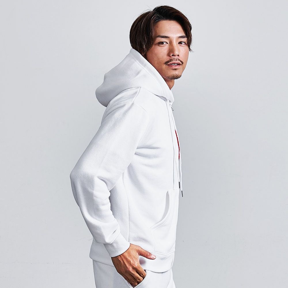 LUXE／R(ラグジュ)ドロッピングハートジップパーカー/全3色