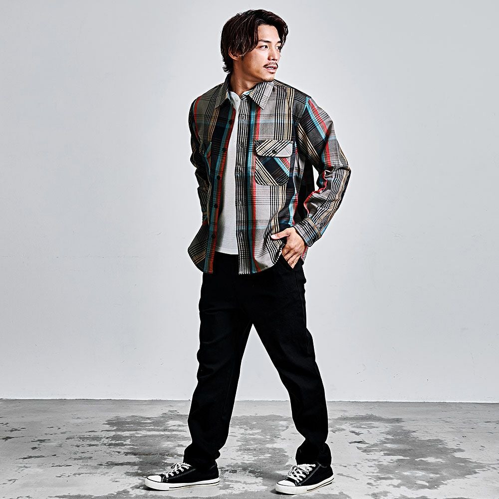 Toucan Surfing(トゥーカンサーフィン)ヘビーネル裏起毛CPOシャツ/全7色