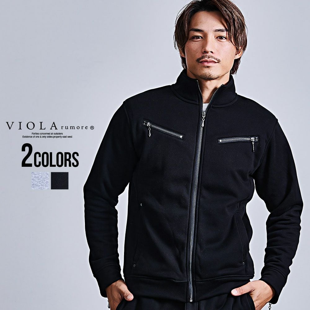 【送料無料】VIOLA(ヴィオラ)フリース起毛ZIPJKT/全2色