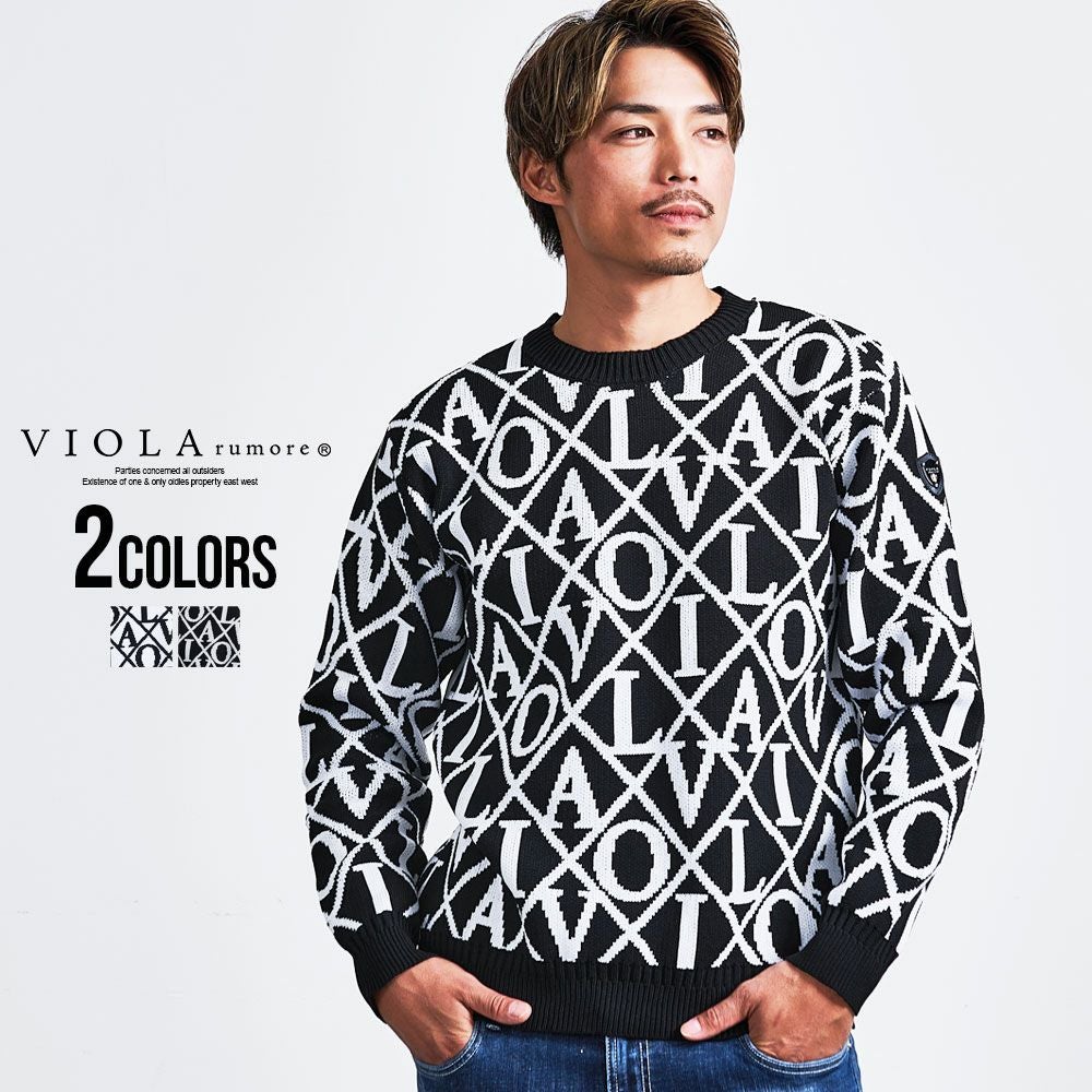 VIOLA(ヴィオラ)JQロゴセーター/全2色