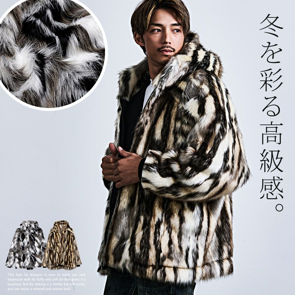 送料無料】CavariA(キャバリア)ファーブルゾン/全2色