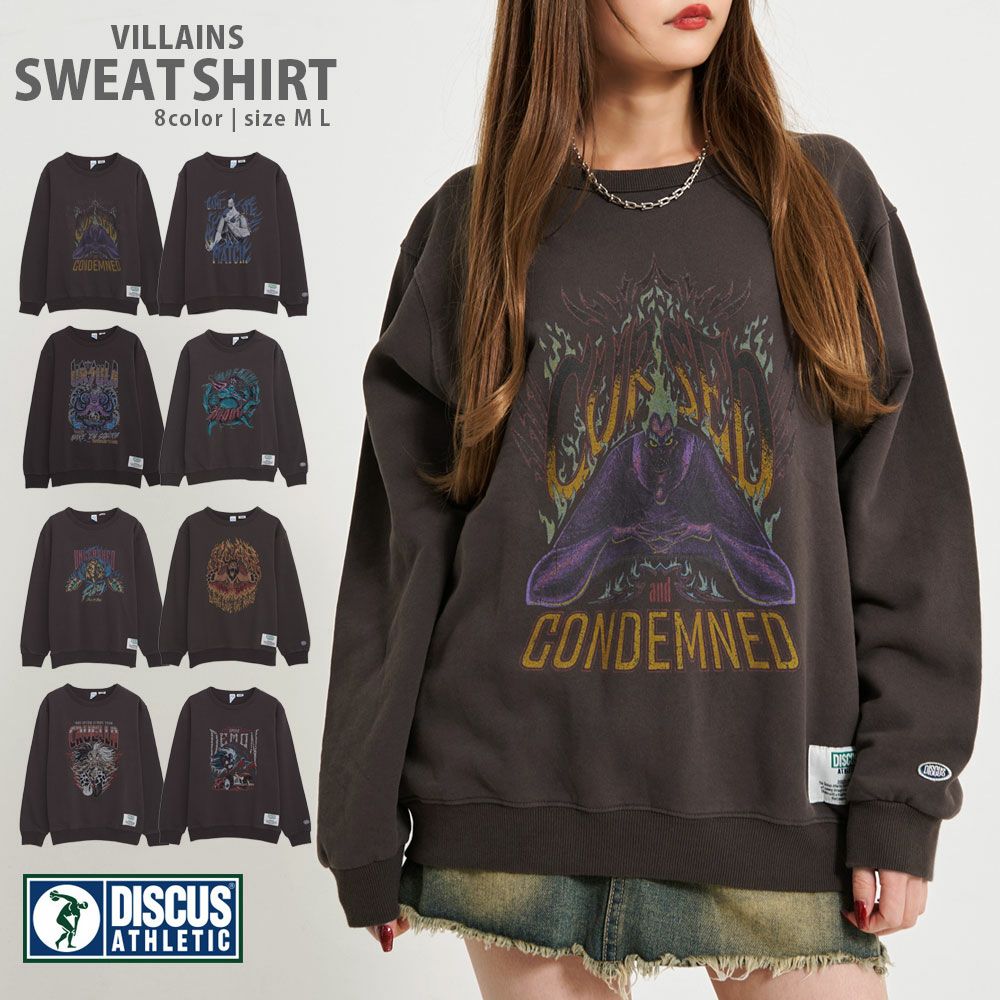  DISCUS(ディスカス)DISCUS×Villains Sweat/全8色