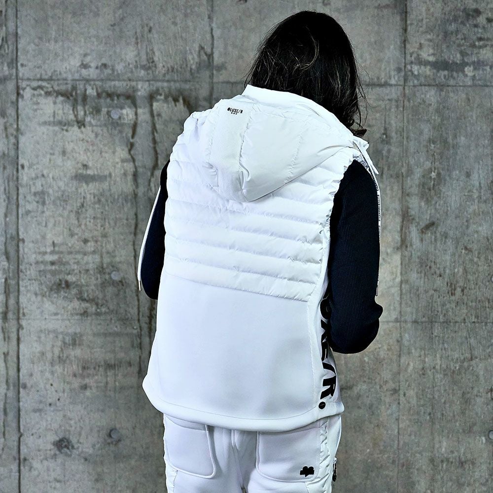 LUXE／R(ラグジュ)フェザーダウンベスト/全3色