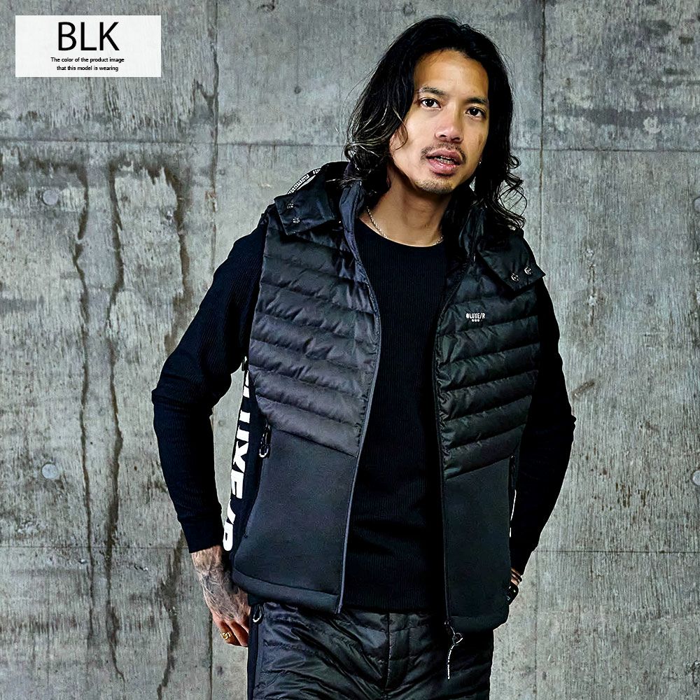 LUXE／R(ラグジュ)フェザーダウンベスト/全3色