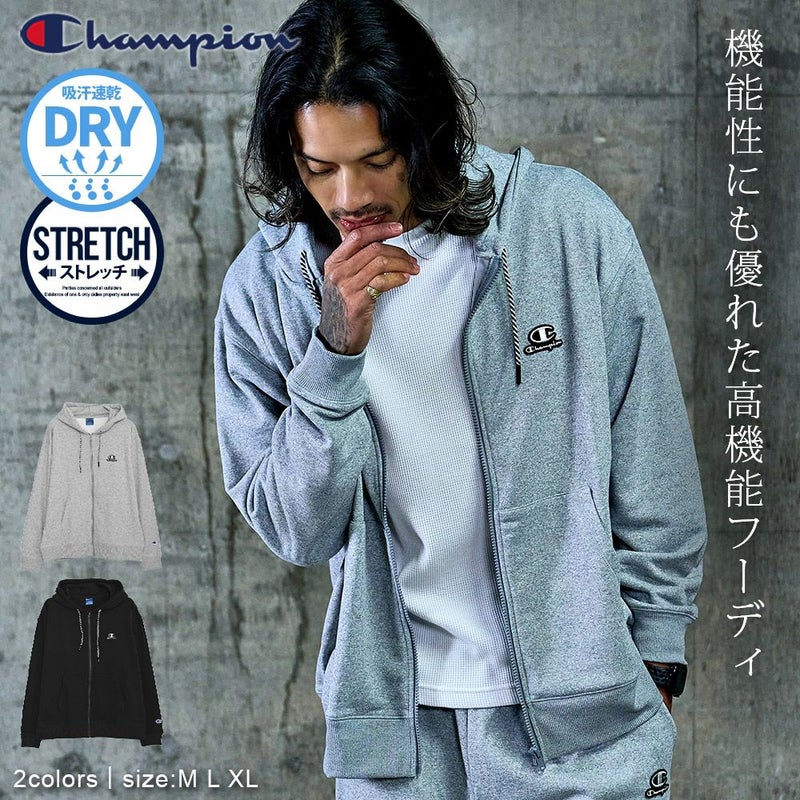  Champion(チャンピオン)TECH WEAVE TERRY ZIP HOODED SWEATSHIRT/全2色