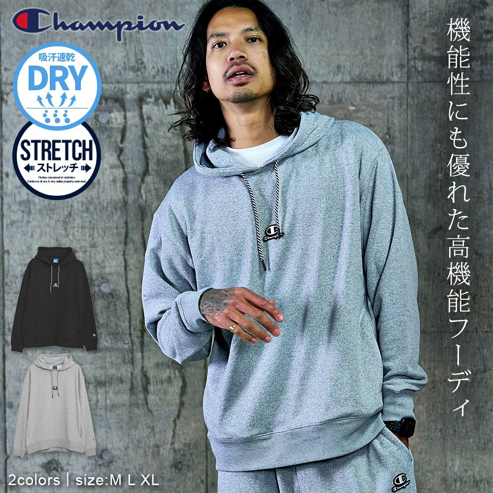 Champion(チャンピオン)TECH WEAVE TERRY HOODED SWEATSHIRT/全2色