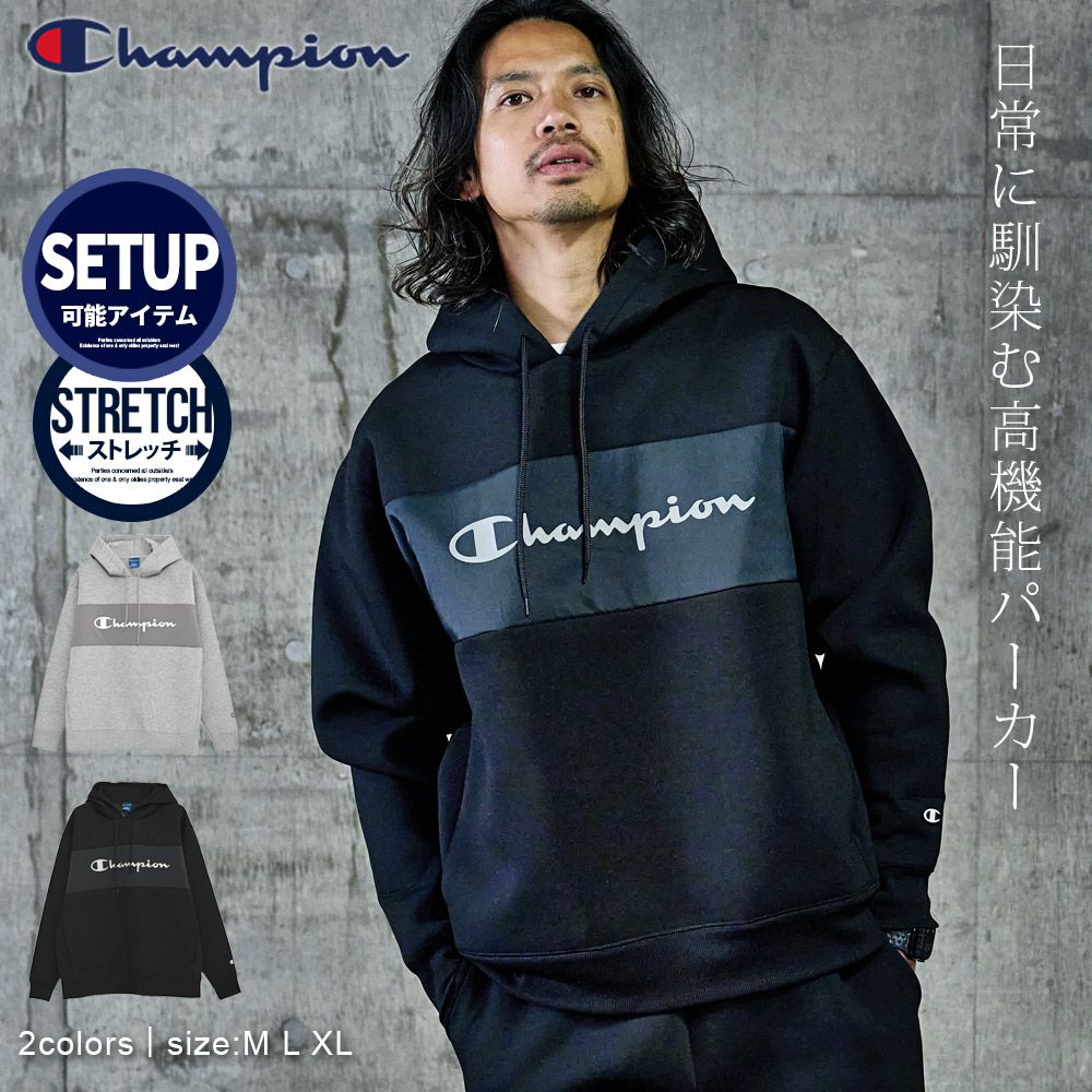 Champion(チャンピオン)TECH WEAVE 3LS HOODED SWEATSHIRT/全2色