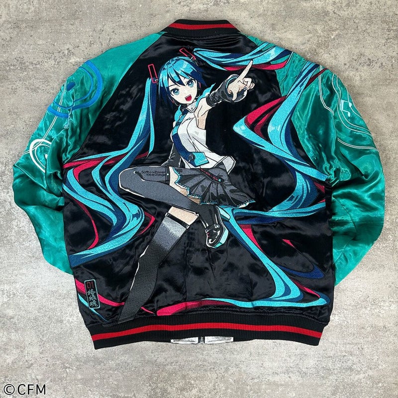 【送料無料】初音ミクリバーシブルスカジャン/全1色