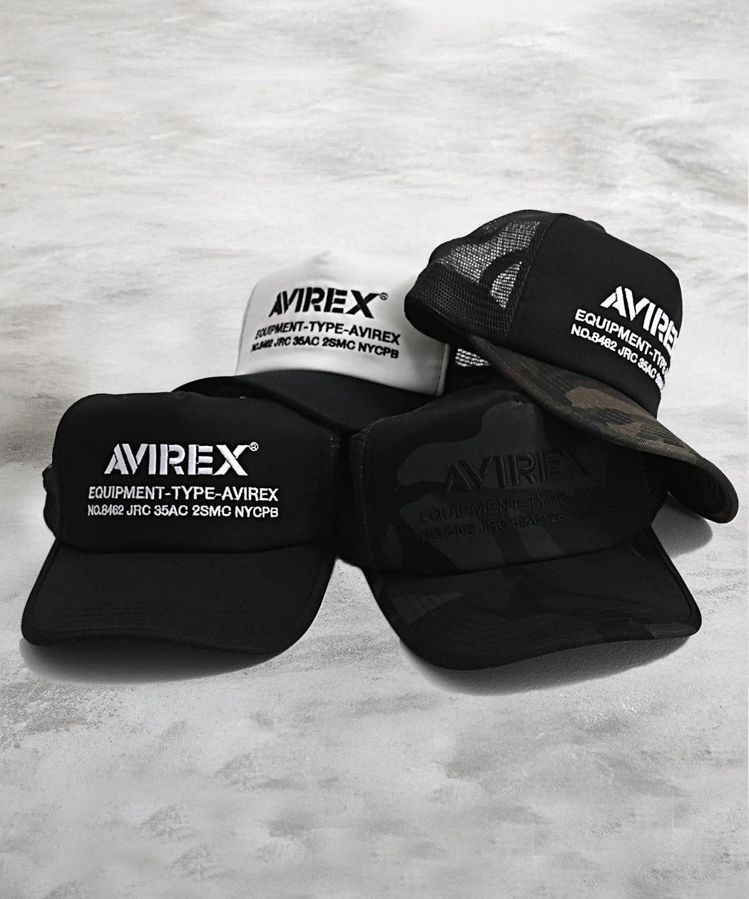 AVIREX(アヴィレックス)ナンバリングメッシュキャップ/全4色