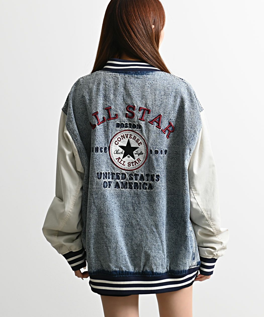 CONVERSE(コンバース)袖配色スタジアムJKT/全3色