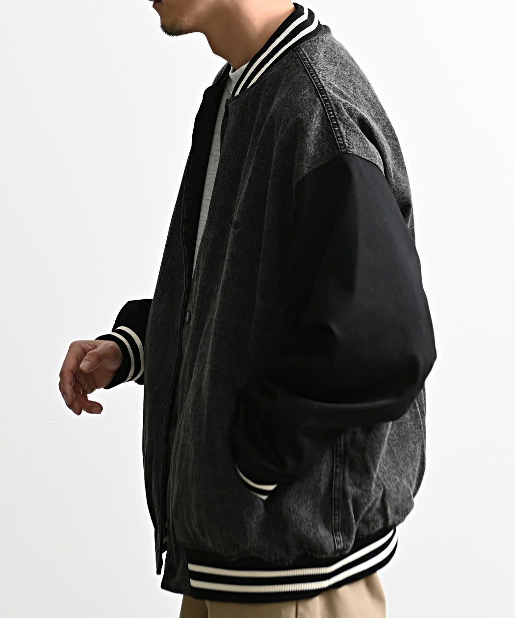 CONVERSE(コンバース)袖配色スタジアムJKT/全3色