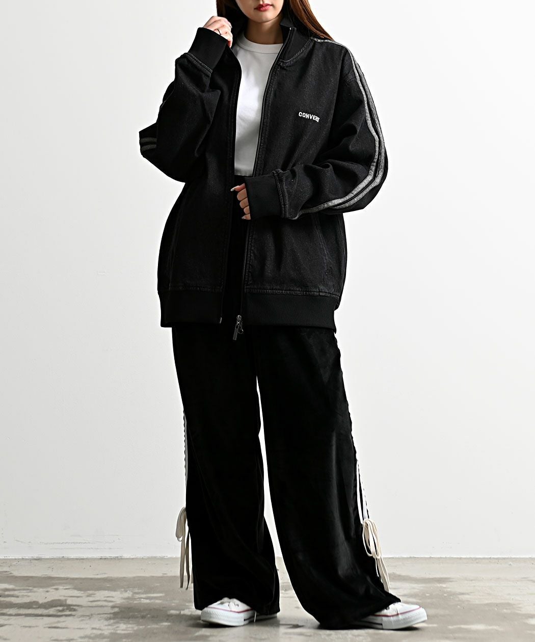 CONVERSE(コンバース)デニムトラックJKT/全2色