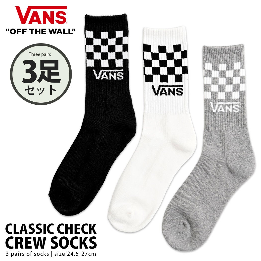 VANS(バンズ)Classic Check Crew/全1色