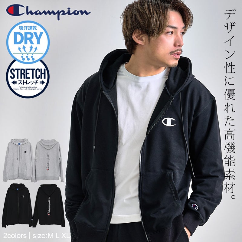 Champion(チャンピオン)TECH WEAVE TERRY ZIP HOODED SWEATSHIRT/全2色