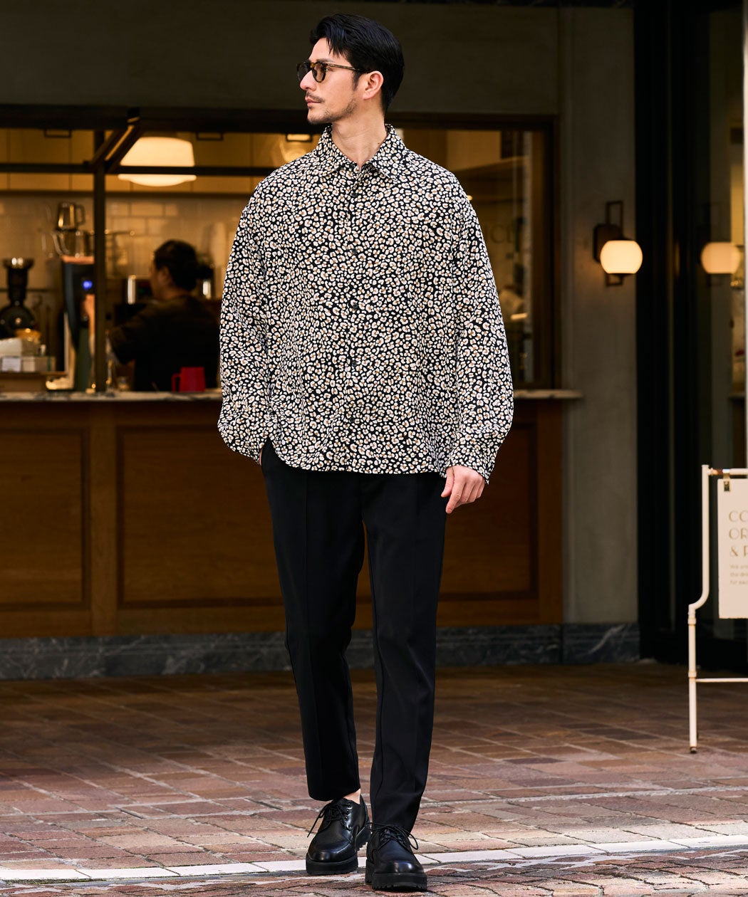 CavariA(キャバリア)レオパード柄シャツ/全3色