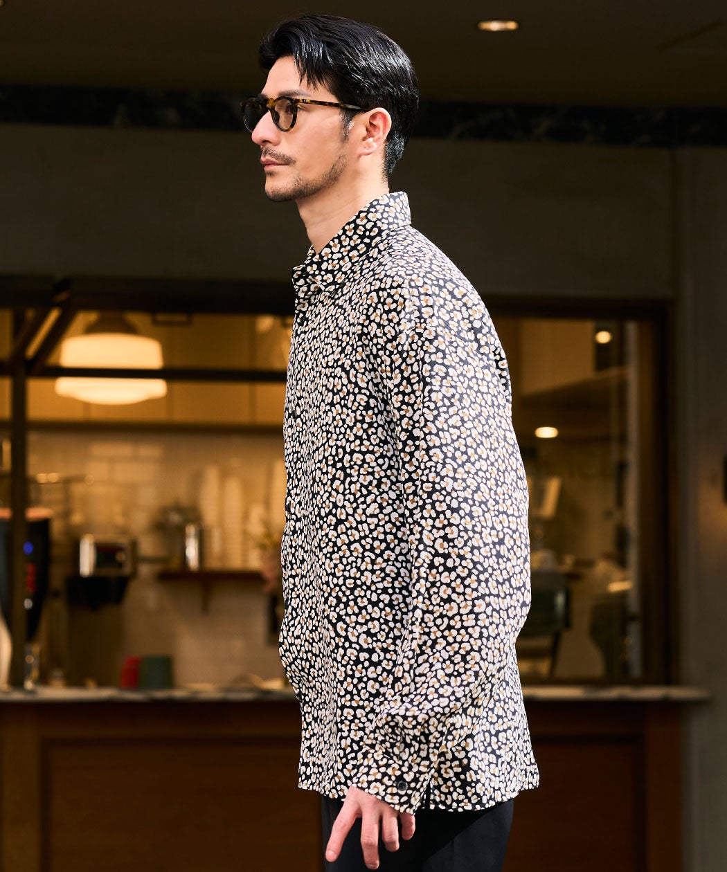 CavariA(キャバリア)レオパード柄シャツ/全3色