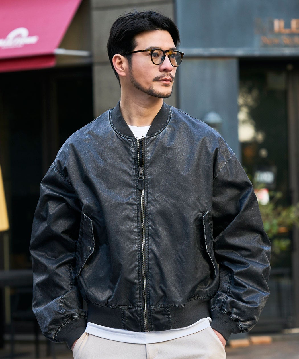 Bitter select(ビターセレクト)製品染めMA-1JKT/全2色